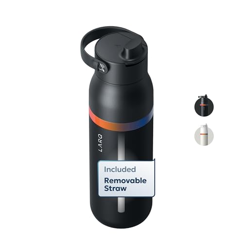 LARQ x Amber Vittoria Bottle Swig Top Obsidian Black 1L/34oz