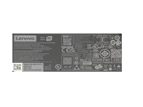 Lenovo ThinkPad E15 (20RD/20RE) Original USB-C Netzteil 65,0 Watt Normale Bauform – Ansicht 5