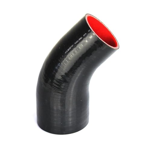Coude en silicone réducteur 45 degrés pour tuyau d'admission voiture 45-63mm
