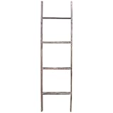 4' Reclaimed Barnwood Rustic Ladder