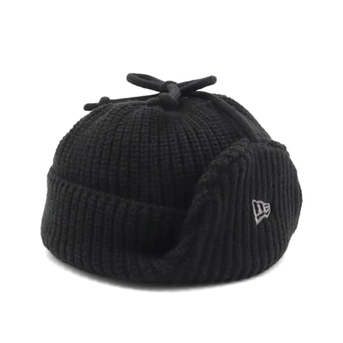 ニューエラ ニューエラキッズ ニット帽 トラッパー 耳付き ブラック FREE KIDS KNIT TRAPPER BLK