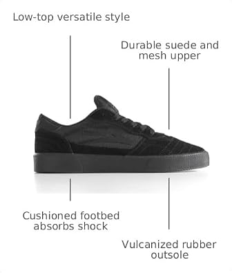 Lakai Mens Cambridge Low-Top Skateboarding Shoe