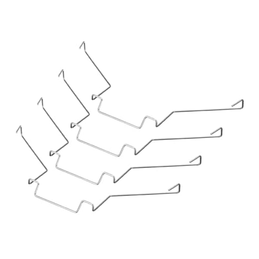 Generic 4pcs CPU Heatsink Fan Buckles, 10CM Wire Buckle Upper Hook Type Fixing Clips PC Mainboard CPU Radiator for Computer Cooling Accessories
