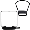 waka Flash Diffuser Reflector Kit - Bend Bounce Flash Diffuser+ Silver/White Reflector for Speedlight, Universal Mount for Canon, Nikon, etc.