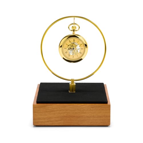 Oirlv wood and gold display stand