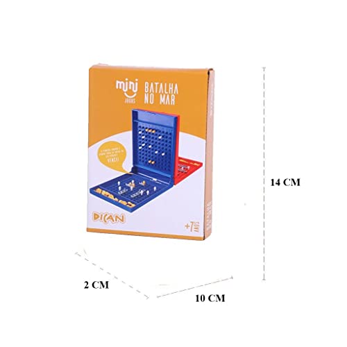 MINI JOGOS BATALHA NO MAR, Dican, Colorido