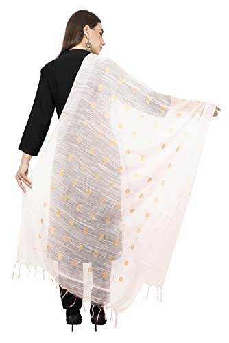 Image of Rhe-ana Women's Art Silk /Viscose Stole Dupatta for women | Stoles for Girls Stylish | Shawl And Stall For Ladies With Polka Dots 30 x 90 Inches