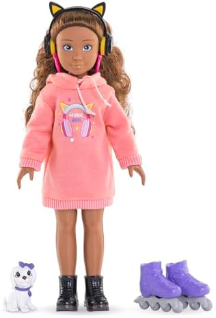 Corolle Girls Melody Music & Fashion, Doll Mannequin, 28 cm, 4 Ac...