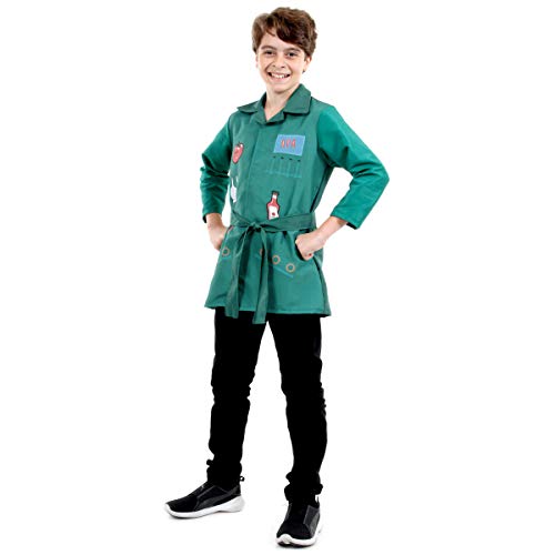 Fantasia Dpa Verde Infantil 915312-g Sulamericana Fantasias Verde 10/12 Anos