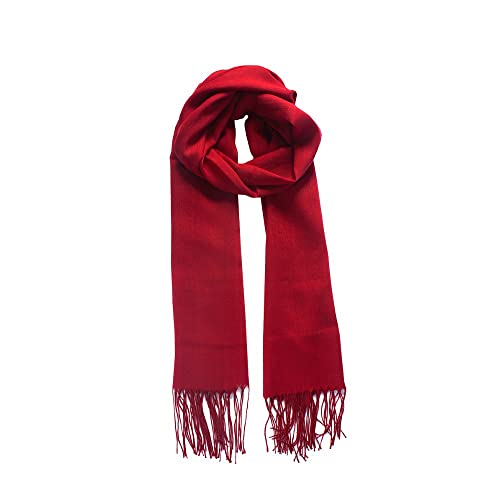 Cachecol Echarpe Lenço Pashmina Manta Xale Lisa Moda Várias Cores (Vermelho)