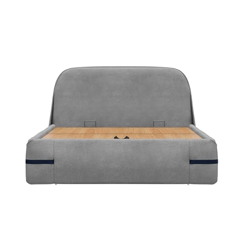 Image of Wakefit Hibernis Queen Size Hydraulic Storage Upholstered Bed