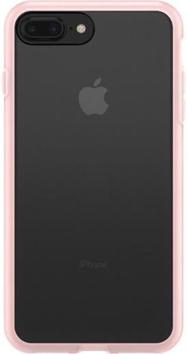 iPhone 8 Plus Case [Also fits iPhone 7 Plus], RhinoShield [Clear PlayProof] Heavy Duty Shock Absorbent [High Durability] Scratch Resistant. Ultra Thin. 11ft Drop Protection Rugged Cover - Clear Pink