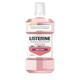 Listerine Clinical Solutions Encías Sabor Suave (1x500 ml), enjuague bucal con flúor que protege las encías, enjuague bucal sin alcohol sabor Menta Suave, colutorio encías con 60% más de zinc