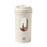 SGZIOO Shaker Proteinas, Shaker Electrico y Automático 300ML, Antifugas y con Escala de Me...