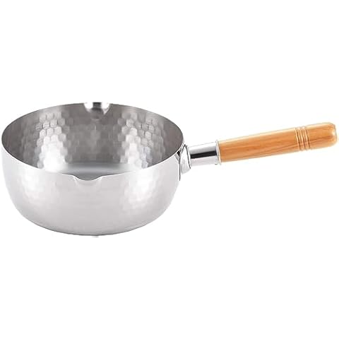Japanese Stainless Steel Yukihira Saucepan 22cm Cooking Pot, Made in Japan 3 Quart, 1 Pack Cover