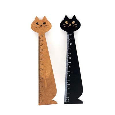 猫の定規 ものさし 目盛り10cm（アンティークゴールド）ad-069 まごつき