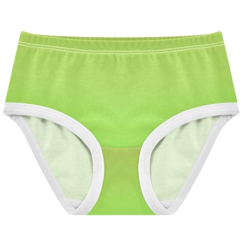Joisal Cotton Girls Underwear Toddler Avocado Green Fresh Leaves Gradient Little Girl Panties Fancy Kids Undies Briefs 2t