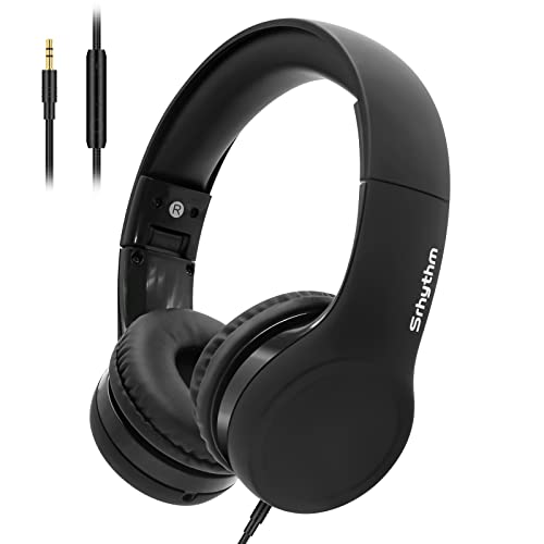 Srhythm NC10 Mini Auriculares Infantiles con Micrófonos en Línea, Auriculares de Botón para Niños Pequeños Cover