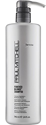 Paul Mitchell Forever Blonde Shampoo, Hydrates + Repairs, For Blonde Hair, 24 fl oz