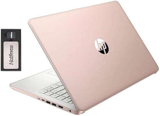 HP Stream 14" HD BrightView Laptop, Intel Celeron N4120, 16GB RAM, 288GB Storage (128GB eMMC + 160GB Docking Station Set), Intel UHD Graphics, 720p Webcam, Wi-Fi, 1 Year Office 365, Win 11 S, Gold