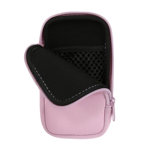 Image of Tampon Storage Bag, Neoprene Tampon Organizer Case with Zipper Small Pouch for Feminine Products Portable Period Bags for Women,Ladies (Light Purple)