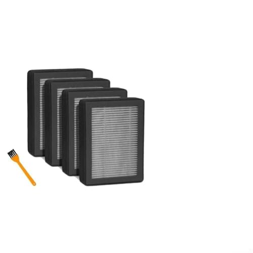 Yhenlovtt - H128 Lot de 4 filtres de rechange pour purificateur d'air en plastique pour usage domestique, compatibles avec les modèles -H128 et -H128-RF