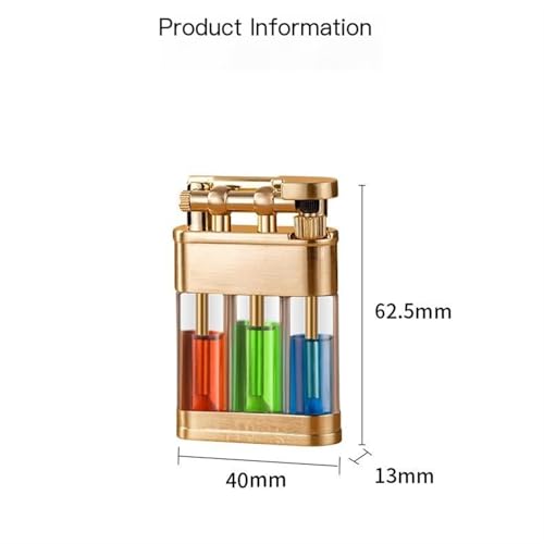 Encendedor de queroseno transparente para camping y exterior 7