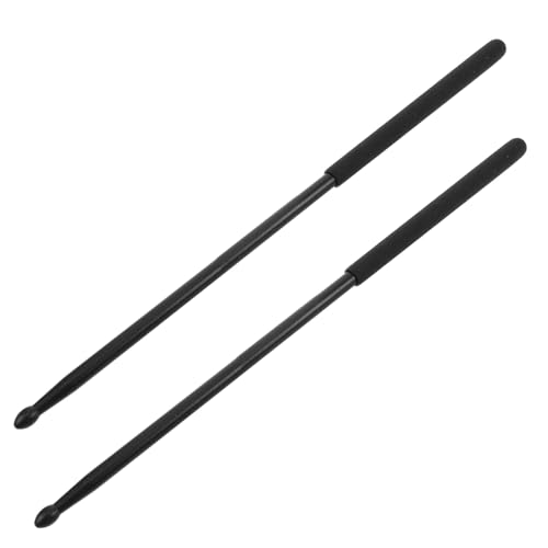 Baquetas de aleación de aluminio 5A par negro miniatura 1