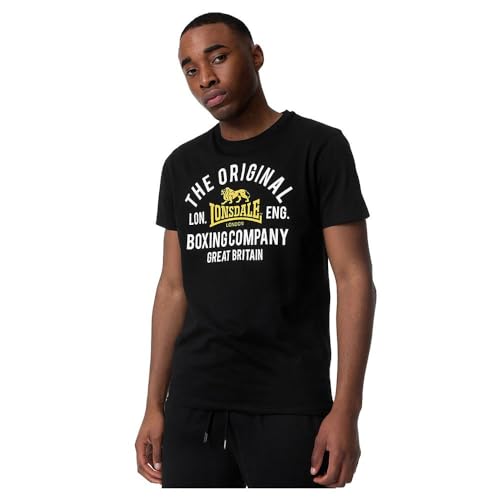 T-shirt Lonsdale Cloghfin pour homme vêtement de sport et de loisirs en coton confortable