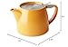 FORLIFE Stump Teapot with SLS Lid and Infuser, 18-Ounce, Mandarin
