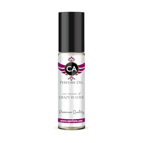 CA Perfume Impression of Crazy In Love for Women Fragrance Oil Amber Floral Scent Long Lasting Perfumes for Women Travel Size TSA Ready Mini Parfum Body Oil Roll-on 0.33 Fl Oz 10ml
