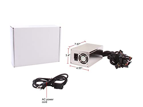 Fuente de poder ATX Athena Power 600W 20+4Pin miniatura 5