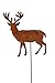 Produktbild Bornhöft Gartenstecker Hirsch aus Edelrost Metall Rost Gartendekoration Weihnachten rostige Gartendekoration 118cm (118cm)