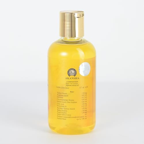 Image of AKANSHA Nabaroop Men's & Women's Ayurvedic Natural Face and Body Wash- 200ml (Lemon)