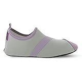 FitKicks Women's Active Footwear, Grey / Lavender, Medium