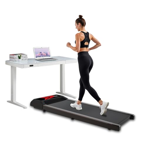 Vidacharmy Cinta de Correr 3 en 1 para Andar y Correr, 2.5HP Cinta de Correr Electrica para el Hogar Debajo del Escritorio, Walking Pad Compacta para casa y Oficina con Pantalla LED,App y Remoto
