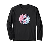 Photo Gallery cherry blossom ying & yang maglietta maglia a manica Photo Gallery cherry blossom ying & yang maglietta maglia a manica
