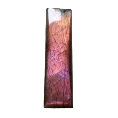 Labradorite violette naturelle 50mm, cabochon en vrac pour bague et DIY