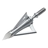 Excalibur Boltcutter 125 Grain 1 1/16' Cutting Diameter Stainless Steel Durable Accurate Hunting Crossbow Arrow Broadheads - 3 Pack