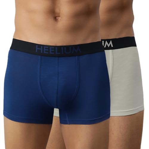 Image of HEELIUM Bamboo Underwear Trunk for Men | 3X Softer Than Cotton & Odour Free | Stretchy Fabric & Durable Waistband