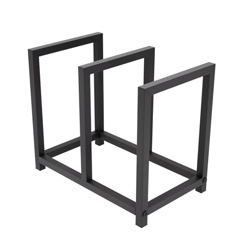 Estante de discos de vinilo con construcción resistente y acabado premium para álbumes 6