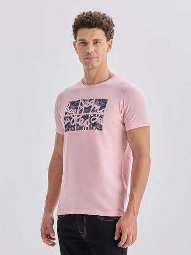 Image of Pepe Jeans Men T-Shirt|Cotton|Slim Fit