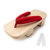 Cutey May Japanese Shoes Geta Wooden Clogs with Tabi Socks