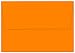 100 Tangerine Zest Orange A1 Envelopes - 5.125" x 3.625" - Square Flap