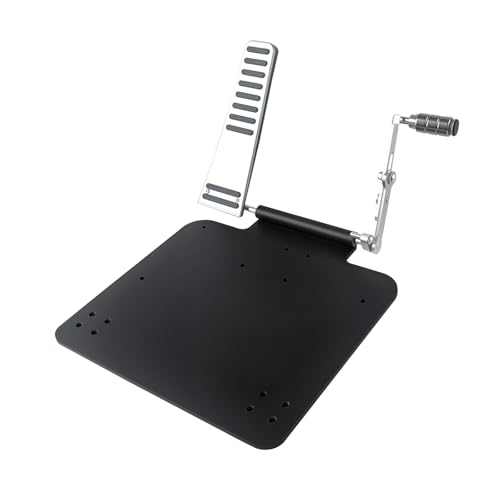 GCKAE Portable Left Foot Accelerator Pedal for Disabled or Injured Drivers – Adjustable Gas Pedal with Quick Release & Footrest – All-Metal, Fits Most Vehicles（Plus）