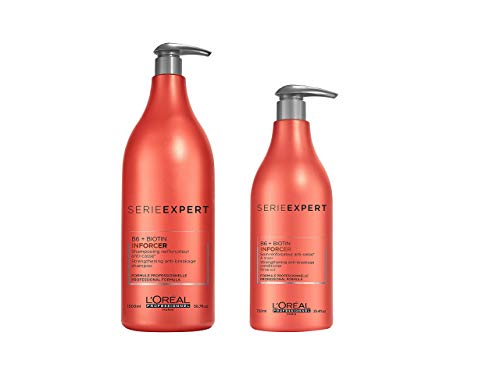 L'Oreal Inforcer Shampoo 1500ml, Conditioner 750ml...