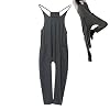 Wide Leg Jumpsuit Women’s Overalls | Oversized Sleeveless Jumpsuits With Spaghetti Strap Rompers For Women To Make Stand…