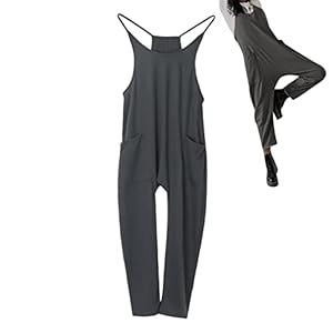 Wide Leg Jumpsuit Women’s Overalls | Oversized Sleeveless Jumpsuits With Spaghetti Strap Rompers For Women To Make Stand…
