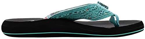 Skechers Skechers Cali Women's Asana Flip Flop,Turquoise,7 M US