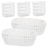 Ciieeo 2000Stücke Papierdessertschalen Fettarme Backbecher für Cupcakes Muffins und Desserts für Partys Hochzeiten und Feiern Einweg Backzubehör für Kreative Backprojekte